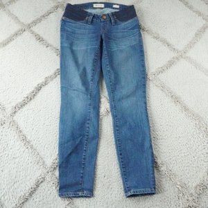 Madewell Maternity Side-Panel Skinny Jeans Womens 28 in Wendover Wash